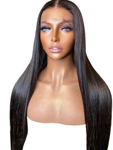 Silky "Bone Straight" Lace Wig