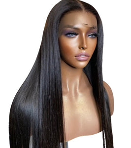 Silky "Bone Straight" Lace Wig