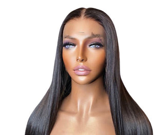 Silky "Bone Straight" Lace Wig