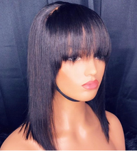 Load image into Gallery viewer, &#39;Bang&#39; Bob Glueless Lace Wig
