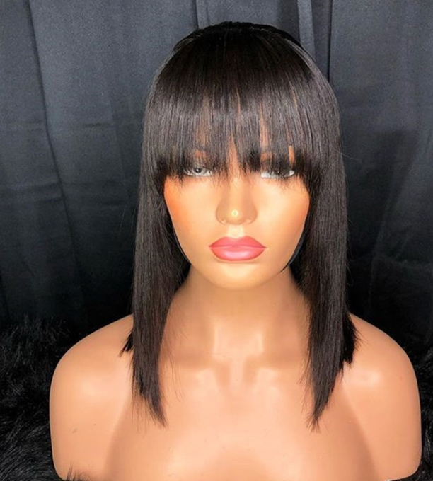 'Bang' Bob Glueless Lace Wig