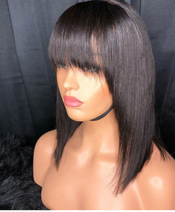 'Bang' Bob Glueless Lace Wig