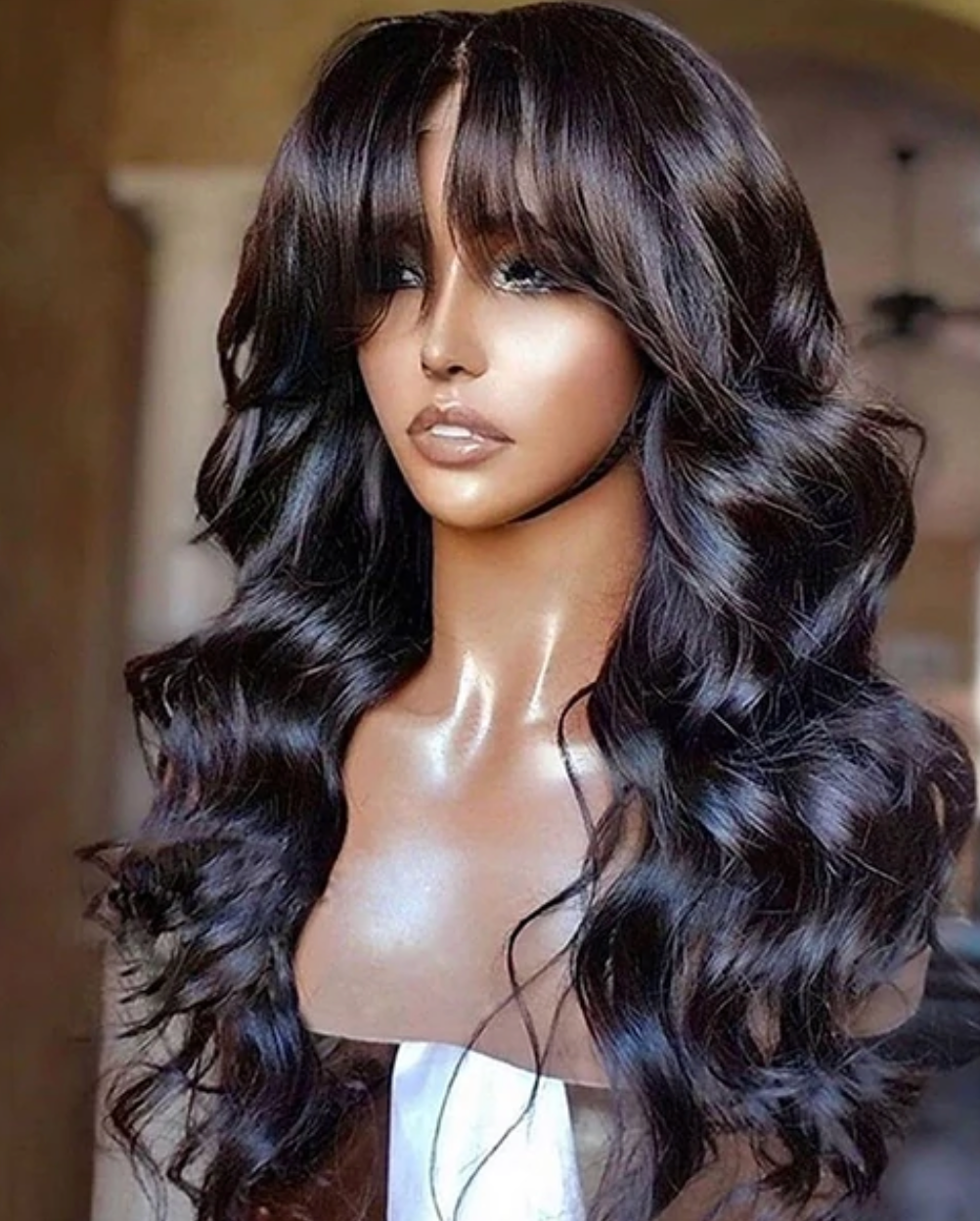 Body Wave 'Fringe' Bangs Wig