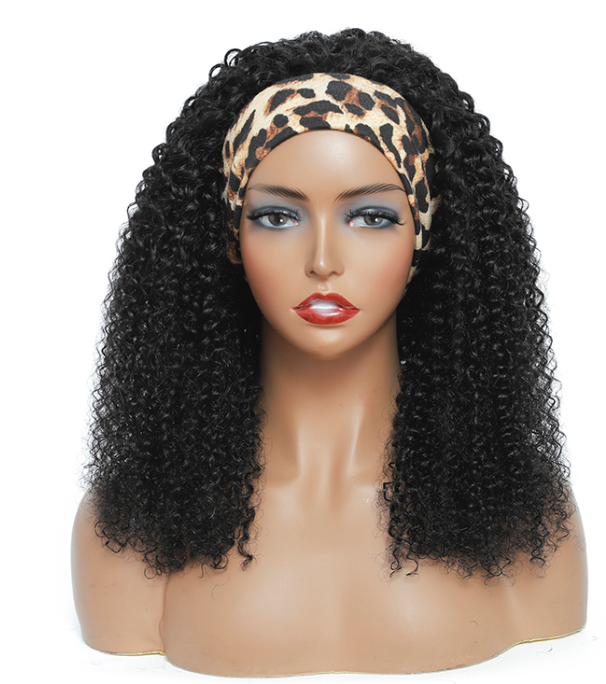 Kinky Curly HeadBand Wig