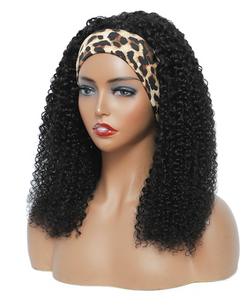 Kinky Curly HeadBand Wig