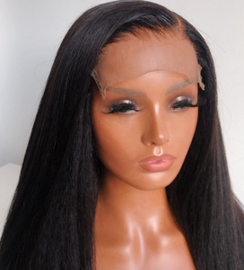 Kinky Straight Glueless Lace Wig